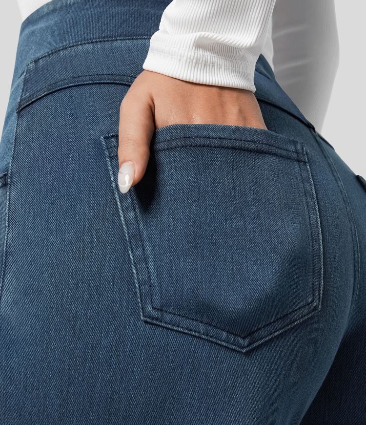 Soléa | Comfy elastische hoge taille broek voor ultiem draagcomfort