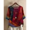 Luna | Boho chice gekleurde top voor een stijlvolle en kleurrijke look