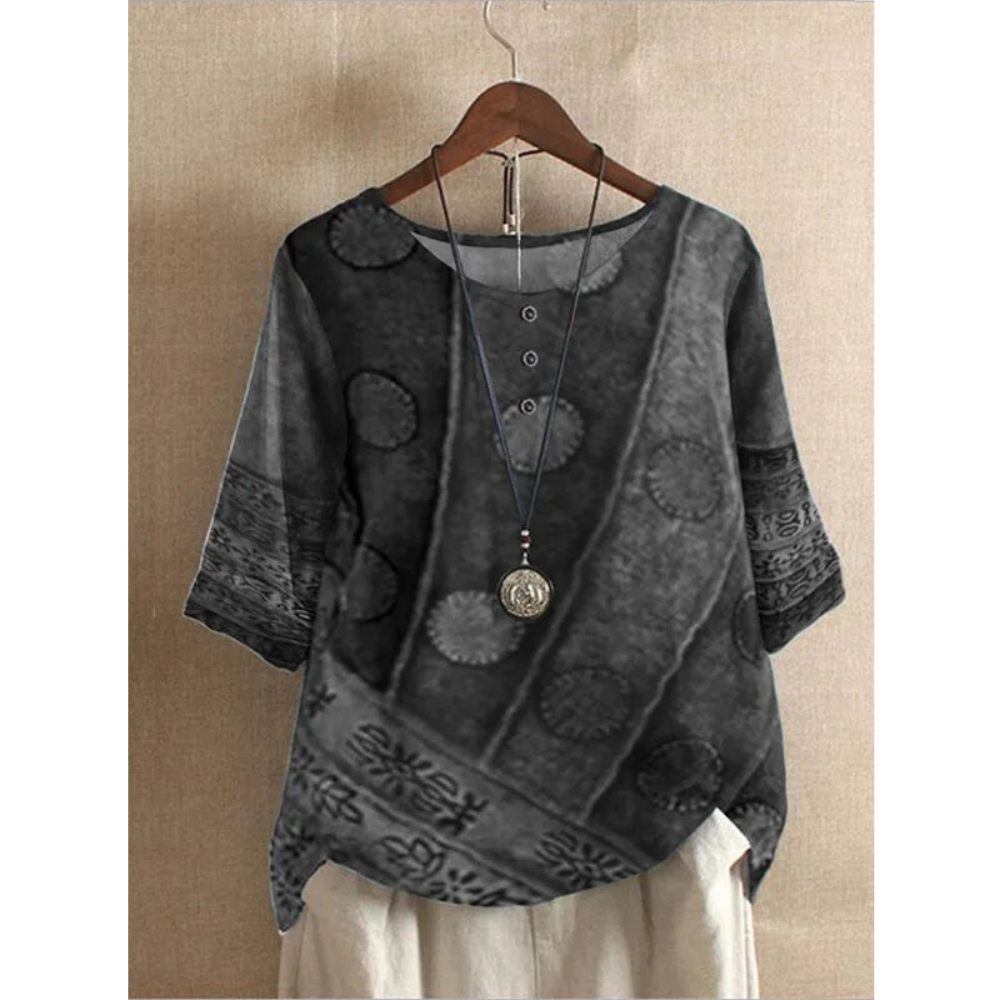 Luna | Boho chice gekleurde top voor een stijlvolle en kleurrijke look