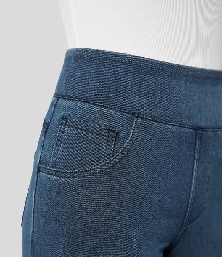 Soléa | Comfy elastische hoge taille broek voor ultiem draagcomfort
