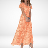 Sarina – Elegant Maxi-jurk met Bloemenprint voor een Vrouwelijke Look