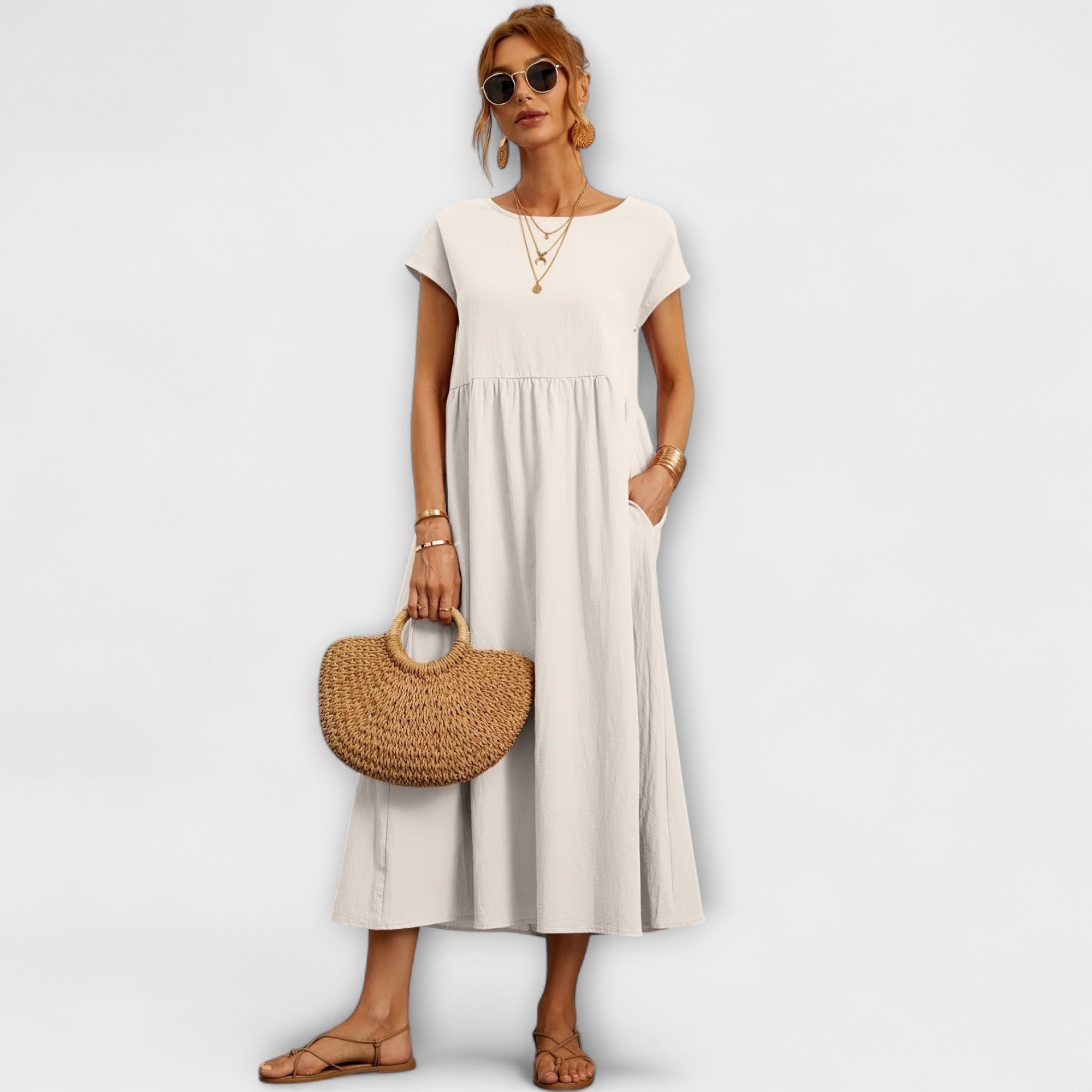 Saphira | Elegante casual jurk voor elke gelegenheid