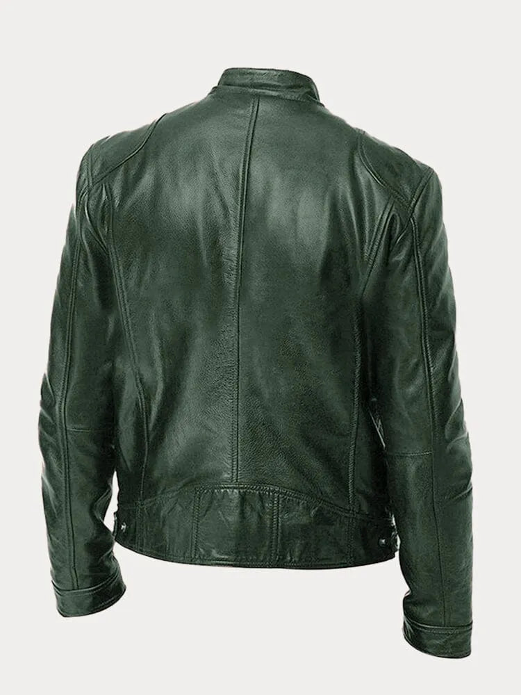 Jack | Casual leren jas, stijlvol en comfortabel.