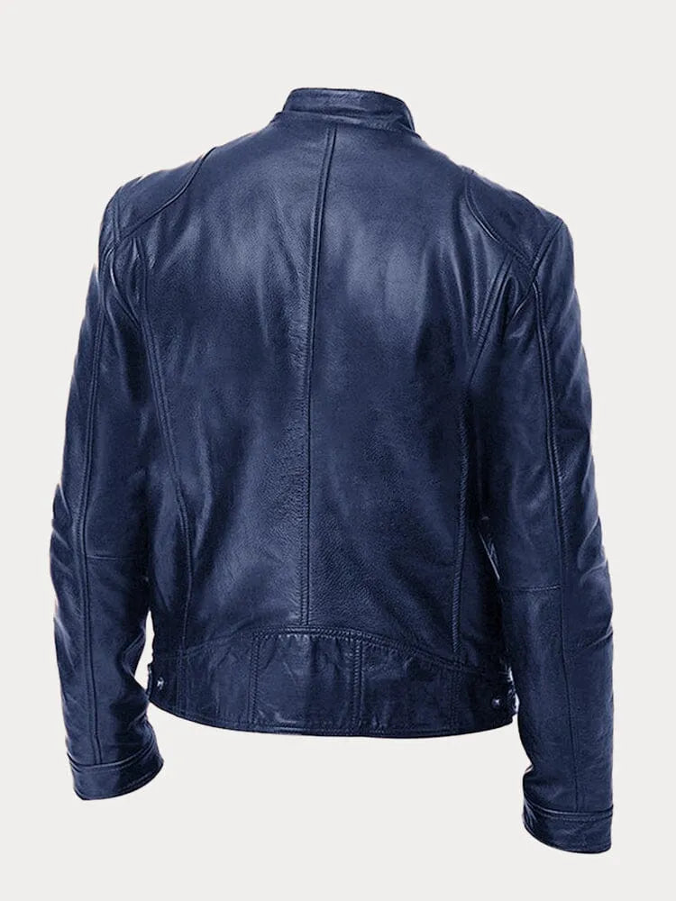 Jack | Casual leren jas, stijlvol en comfortabel.