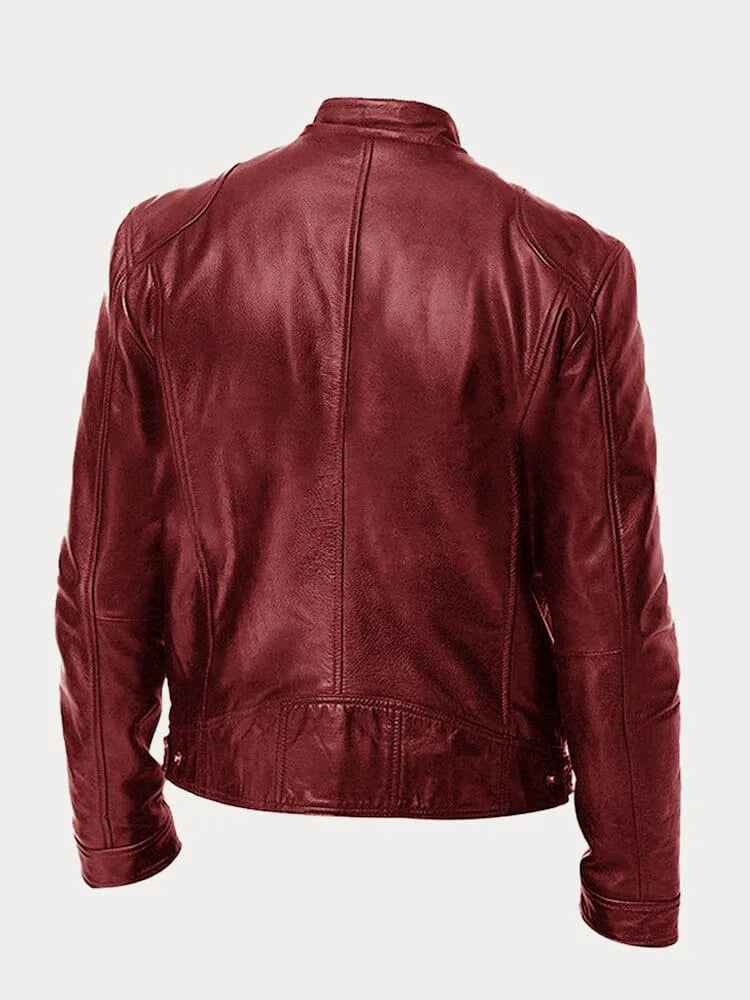 Jack | Casual leren jas, stijlvol en comfortabel.