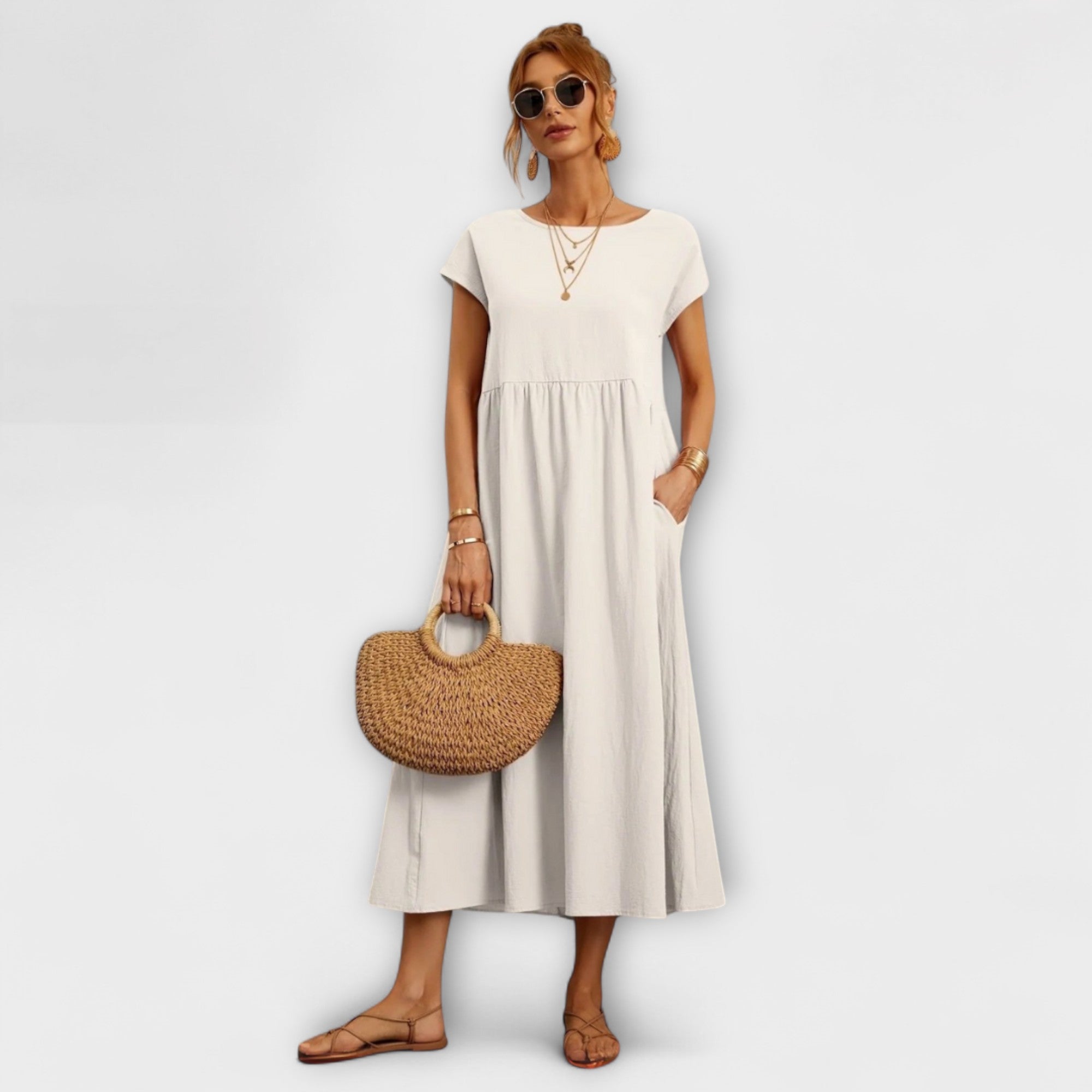 Saphira | Elegante casual jurk voor elke gelegenheid