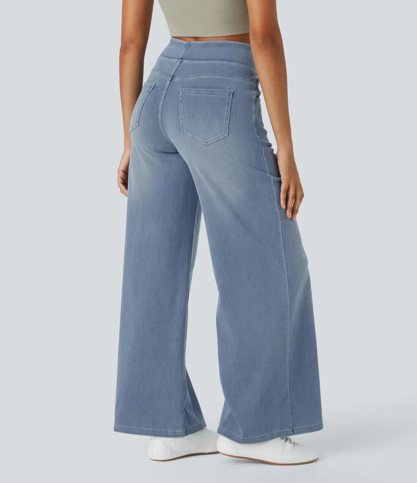 Soléa | Comfy elastische hoge taille broek voor ultiem draagcomfort